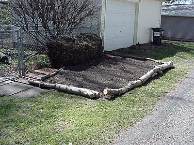 Vegetable garden expansion